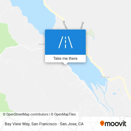 Bay View Way map