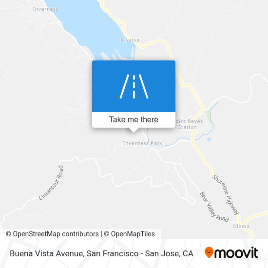 Buena Vista Avenue map