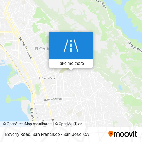 Mapa de Beverly Road