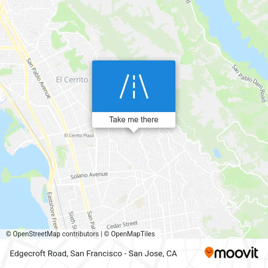 Mapa de Edgecroft Road