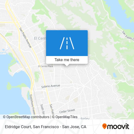 Mapa de Eldridge Court