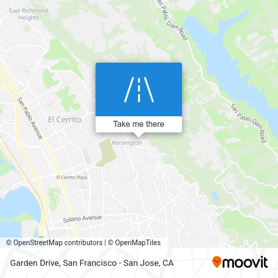 Mapa de Garden Drive