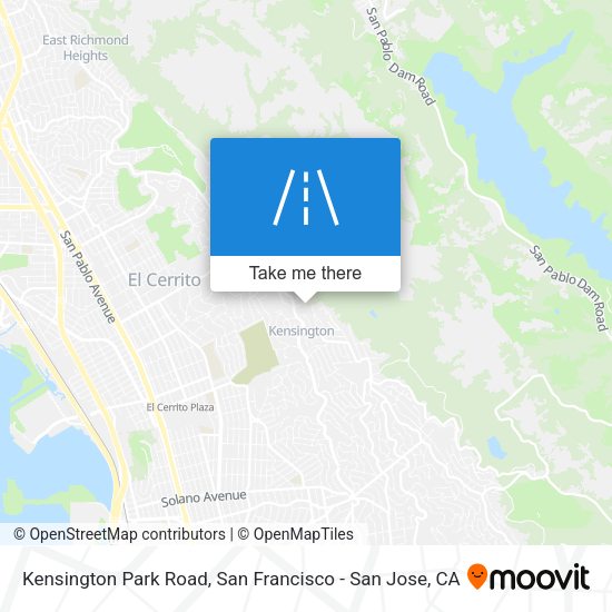 Mapa de Kensington Park Road