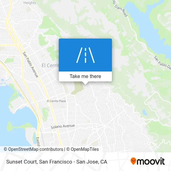 Sunset Court map