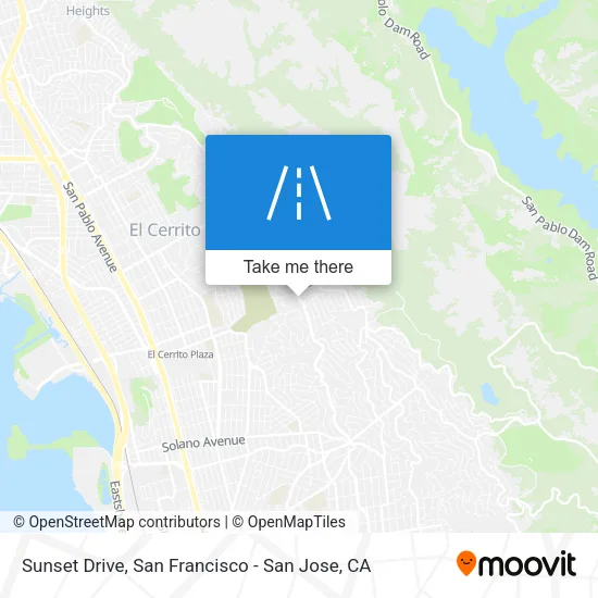 Sunset Drive map