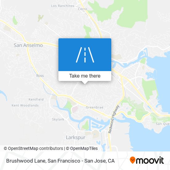 Brushwood Lane map