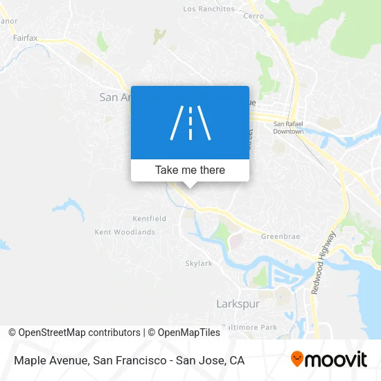 Mapa de Maple Avenue