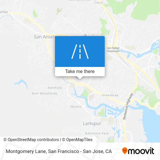 Mapa de Montgomery Lane