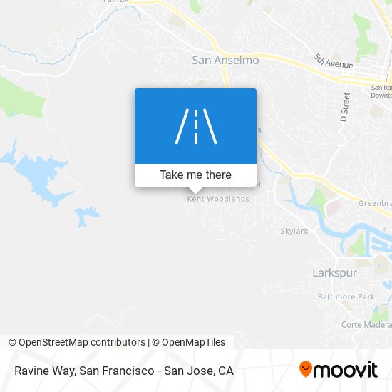Mapa de Ravine Way