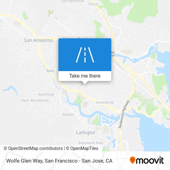 Mapa de Wolfe Glen Way