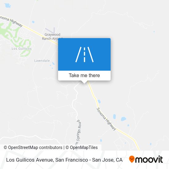 Los Guilicos Avenue map