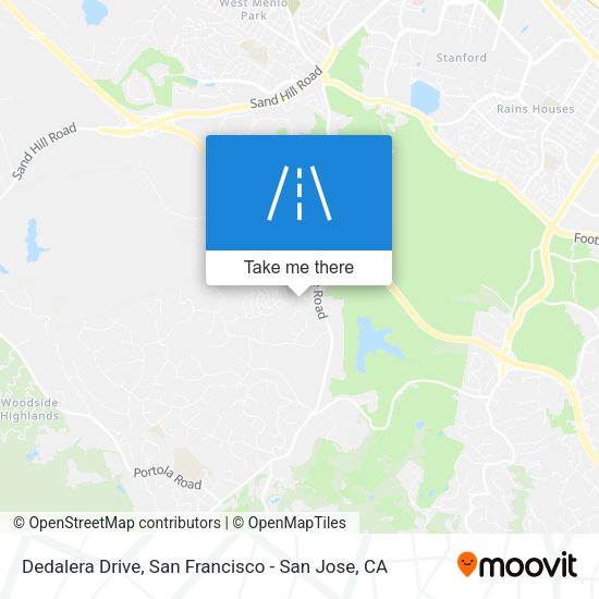 Mapa de Dedalera Drive