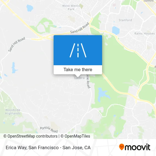 Erica Way map