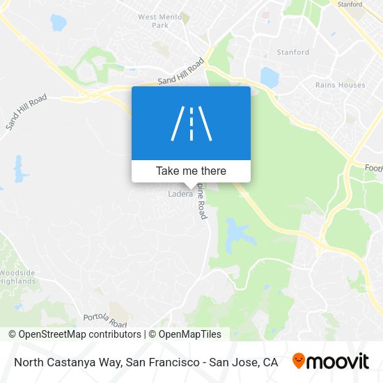 North Castanya Way map