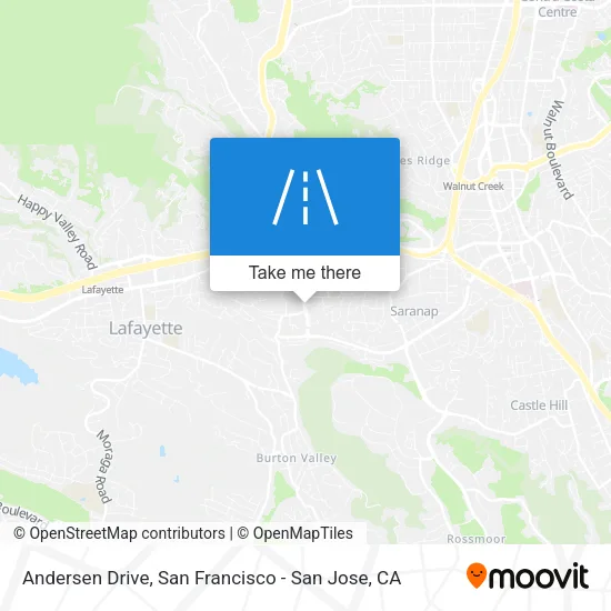 Mapa de Andersen Drive