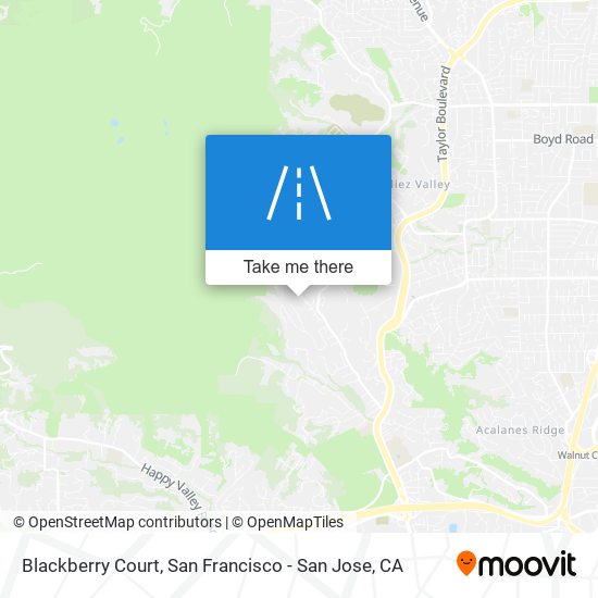 Blackberry Court map