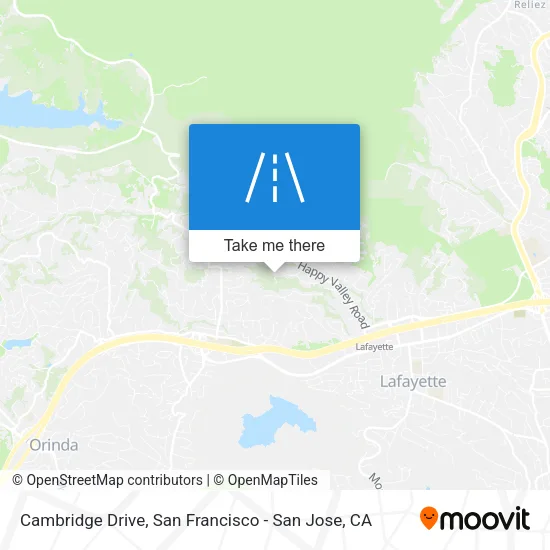 Mapa de Cambridge Drive