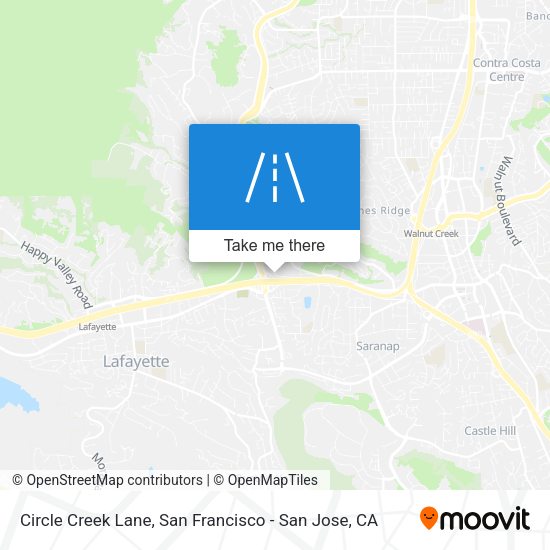 Circle Creek Lane map