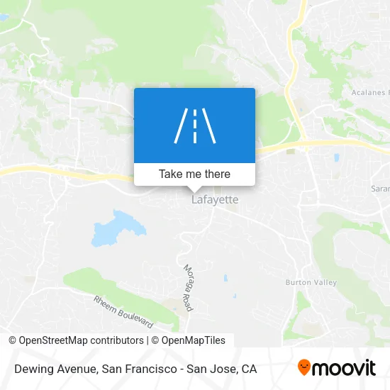 Mapa de Dewing Avenue