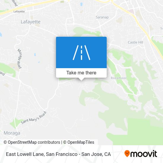 East Lowell Lane map