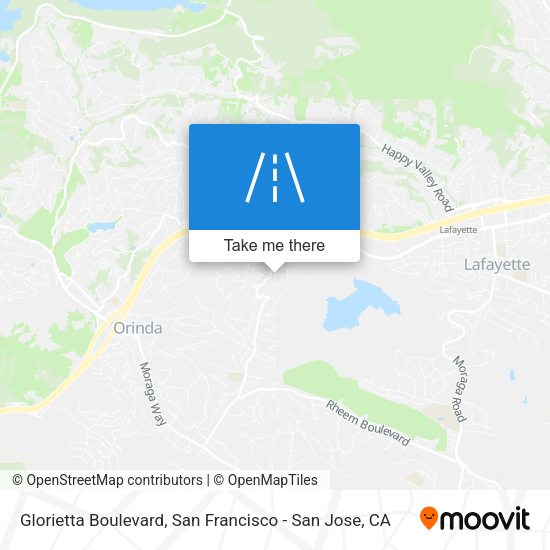 Glorietta Boulevard map