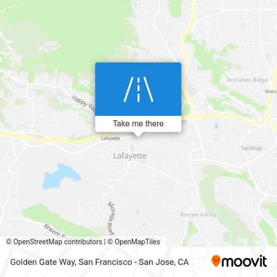Mapa de Golden Gate Way