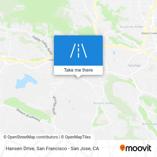 Hansen Drive map