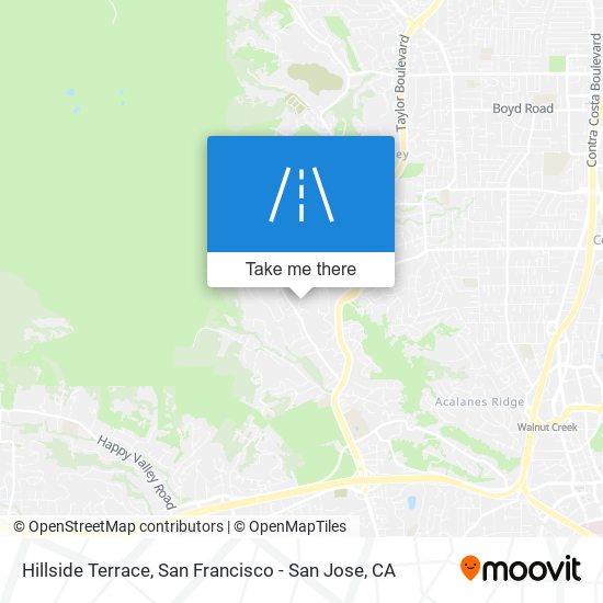 Mapa de Hillside Terrace