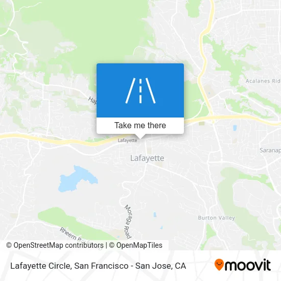 Mapa de Lafayette Circle