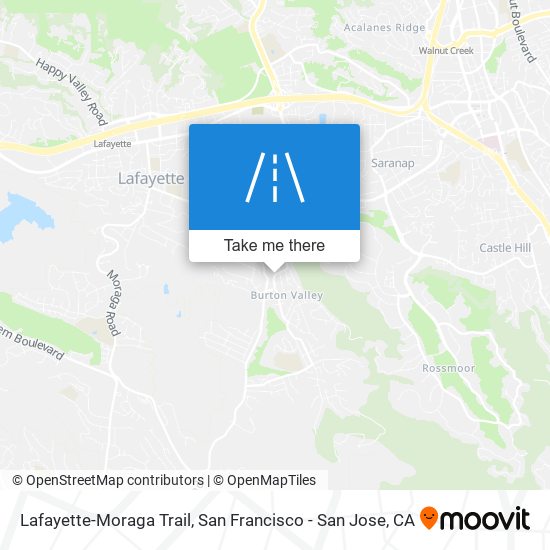 Lafayette-Moraga Trail map