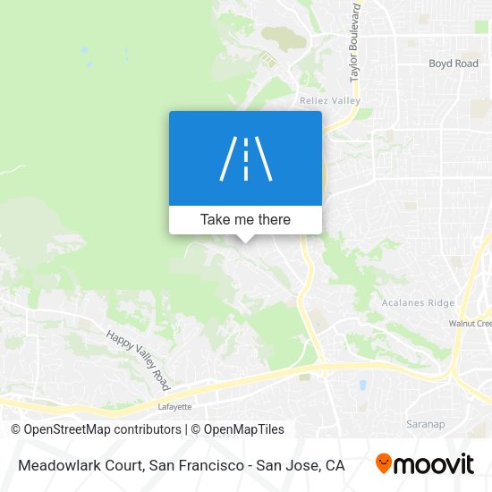Mapa de Meadowlark Court