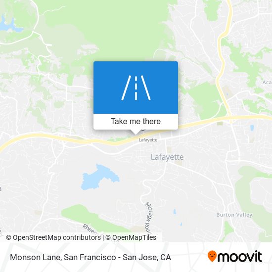 Monson Lane map