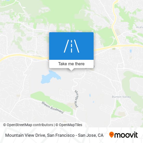 Mapa de Mountain View Drive