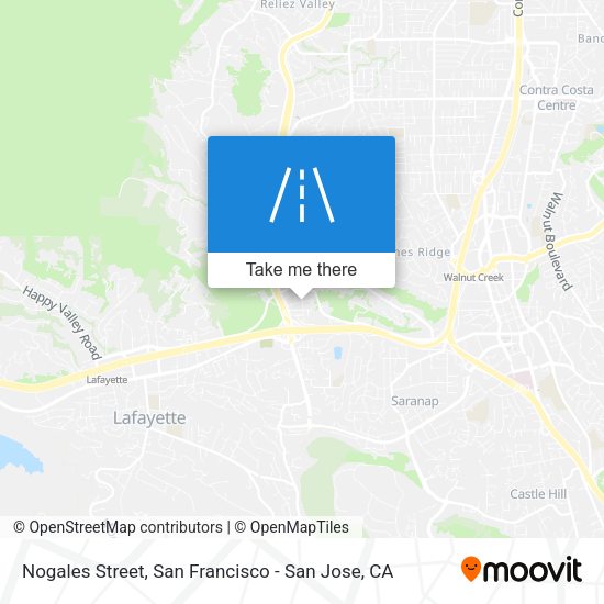 Mapa de Nogales Street