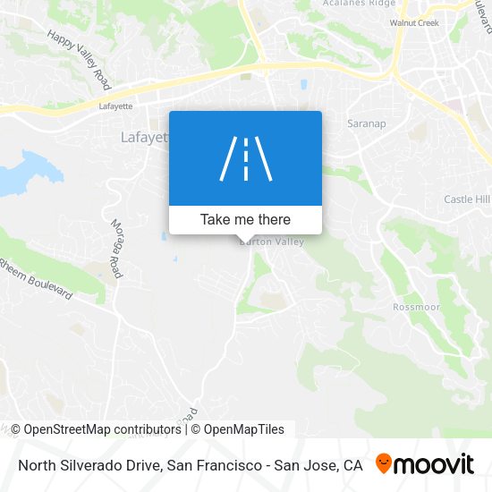 Mapa de North Silverado Drive