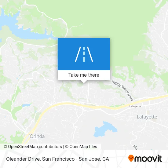 Mapa de Oleander Drive