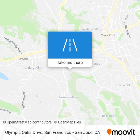 Olympic Oaks Drive map