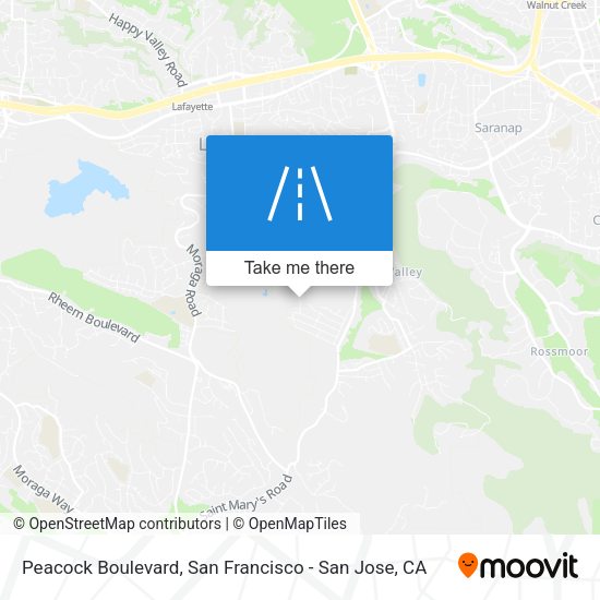 Mapa de Peacock Boulevard