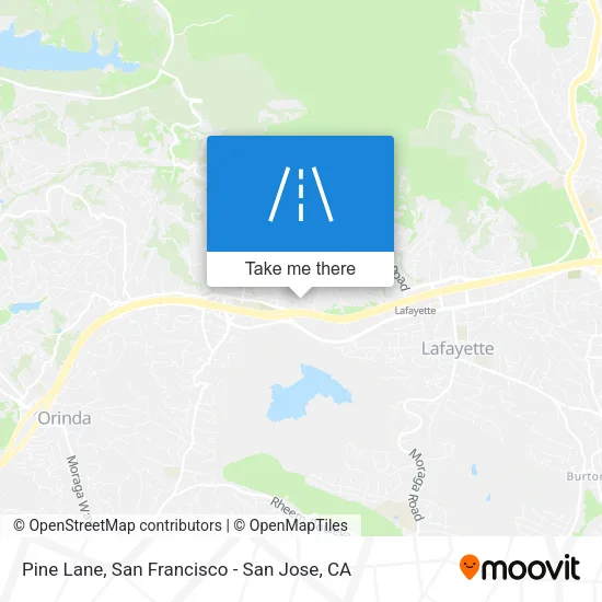 Mapa de Pine Lane