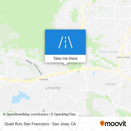 Mapa de Quail Run