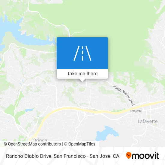 Rancho Diablo Drive map