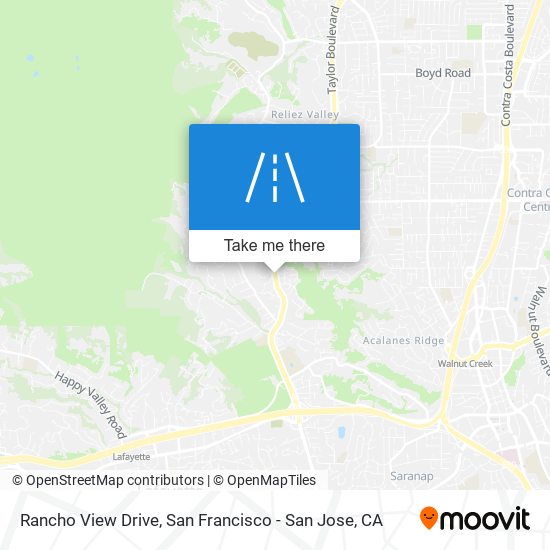 Mapa de Rancho View Drive