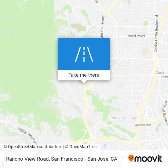 Mapa de Rancho View Road