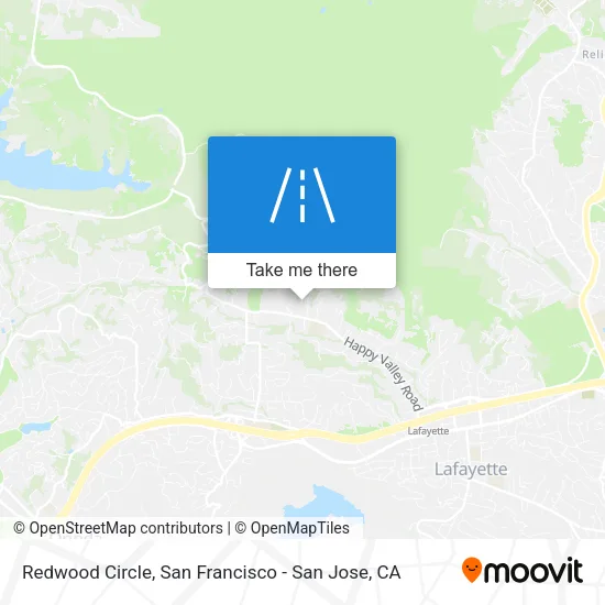 Mapa de Redwood Circle