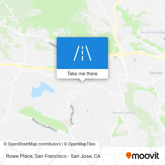 Rowe Place map