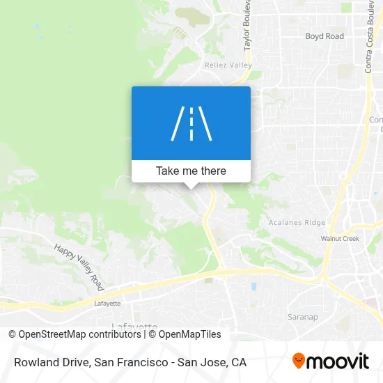 Rowland Drive map