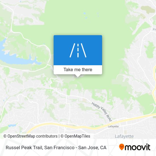 Mapa de Russel Peak Trail