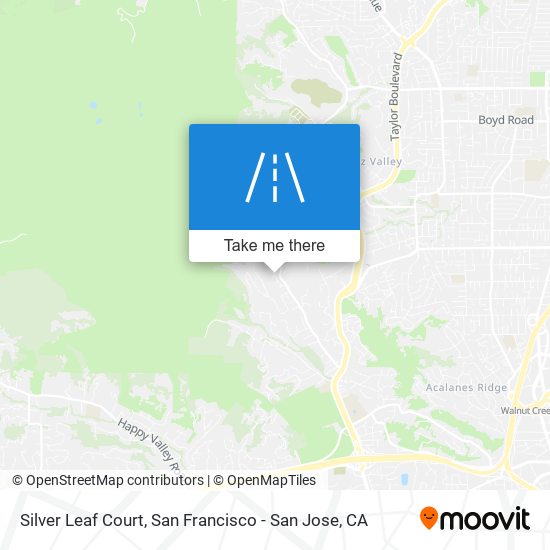Silver Leaf Court map