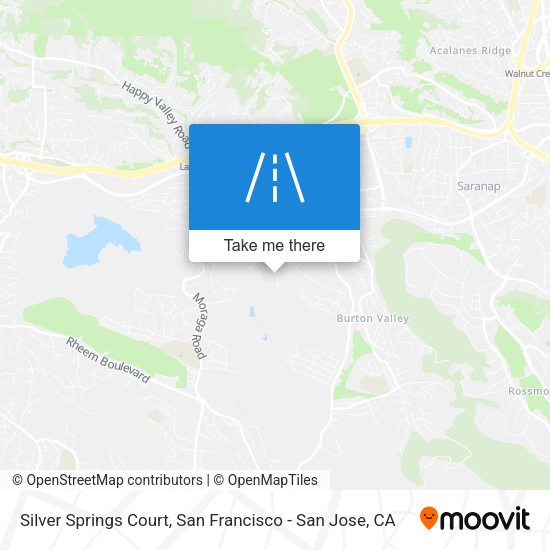 Mapa de Silver Springs Court