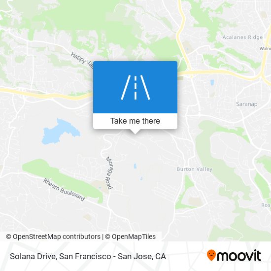 Solana Drive map